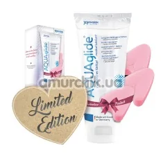 Набір Aquaglide Limited Edition, лубрикант 200 мл+ тампони 3 шт - Фото №1