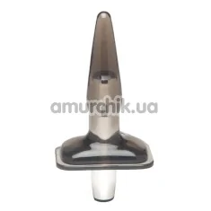 Анальная пробка с вибрацией Menz Stuff Perfect Plug, серая - Фото №1