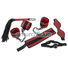 Бондажный набор Bad Kitty Naughty Toys Bondage Set, красный - Фото №1