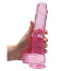 Фалоімітатор Realrock Crystal Clear Dildo Realistic 9, рожевий - Фото №5