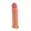 Насадка - удлинитель пениса с вибрацией Lovetoy Pleasure X-Tender Series LV1066, телесная - Фото №5