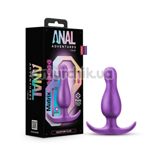 Анальная пробка Anal Adventures Matrix Quantum Plug, фиолетовая