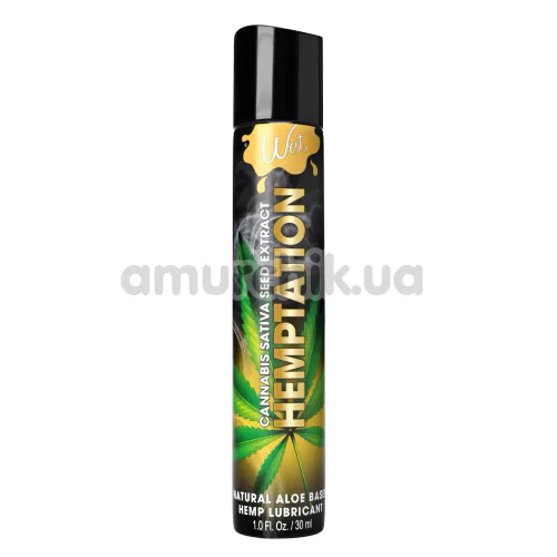 Лубрикант Wet Hemptation Natural Aloe Based Hemp Lubricant, 30 мл