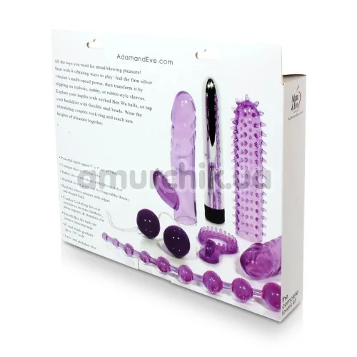 Набор из 7 предметов The Complete Lovers Kit, фиолетовый