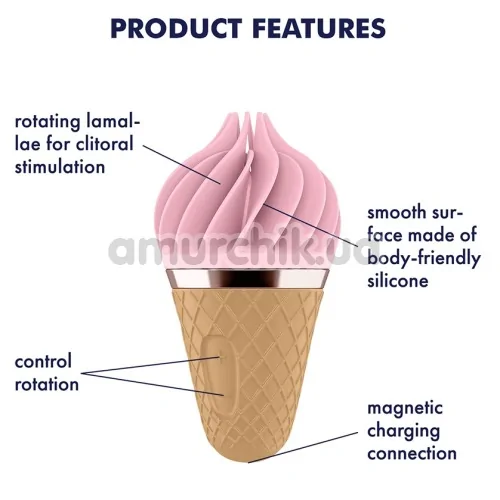 Клиторальный вибратор Satisfyer Sweet Treat, розовый