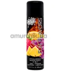 Массажно-оральный лубрикант с согревающим эффектом Wet Fun Flavors 4-in-1 Passion Punch, 89 мл - Фото №1