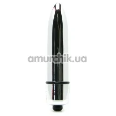Кліторальний вібратор Eve After Dark Vibrating Bullet, срібний - Фото №1