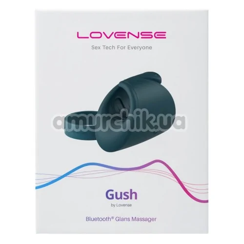 Вібромасажер для члена Lovense Gush, темно-бірюзовий