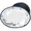 Анальная пробка Crystal Amulet Silicone Butt Plug Large, черная - Фото №4