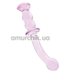 Фалоімітатор Glaze Glass Rosebud G-Spot Dildo 8, рожевий - Фото №1