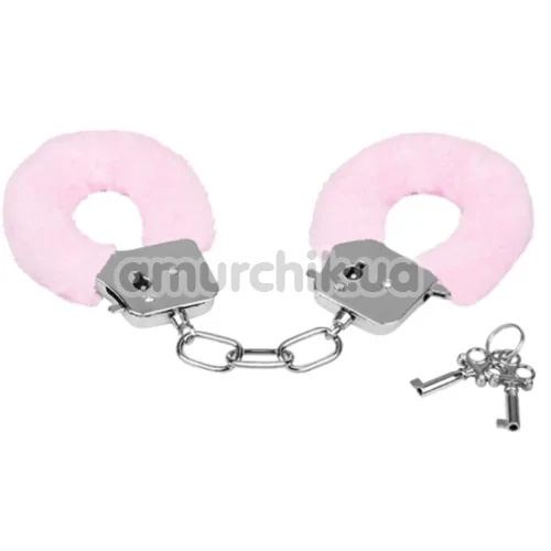 Наручники MAI No.38 Metal Furry HandCuffs, рожеві