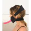 Маска для страпона Sportsheets Pivot In Your Face Strap On, чорна - Фото №12