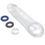 Насадка на пенис Size Up 2 Inch See-Thru Penis Extender With Ball Loop, прозрачная - Фото №3