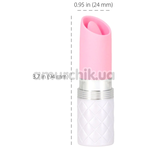Кліторальний вібратор Pillow Talk Lusty Luxurious Flickering Massager, рожевий