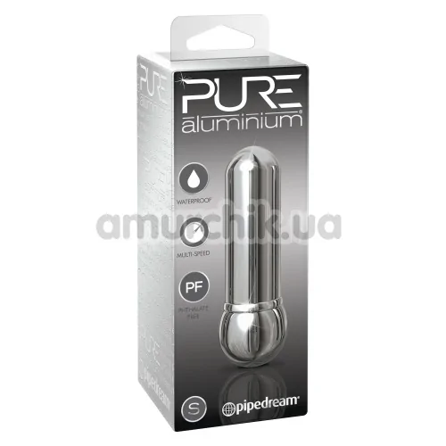 Вибратор Pure Aluminium Small, серебряный