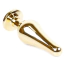 Анальна пробка з рожевим кристалом Boss Series Exclusivity Jewellery Gold Plug, золота - Фото №4
