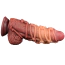 Фалоімітатор Dual-Layered Silicone Nature Cock LV411071, коричневий - Фото №6