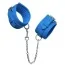 Фіксатори для рук Loveshop Luxury Fetish Cuffs With Chain, сині - Фото №2