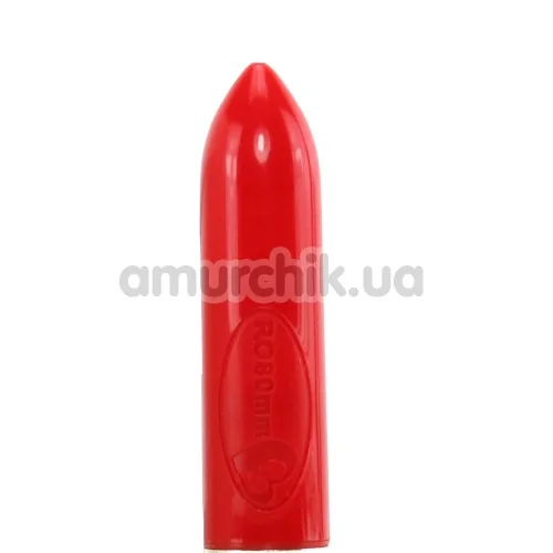 Клиторальный вибратор Rocks-Оff RO-80mm 1-speed, красный
