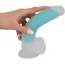 Фаллоимитатор Glow in the Dark Silicone Dildo, голубой - Фото №4
