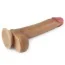 Фаллоимитатор Dual-Layered Silicone Nature Cock LV4005, коричневый - Фото №4