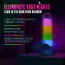Фалоімітатор Neo Elite Glow In The Dark Rainbow Rave 6.5, різнокольоровий - Фото №9