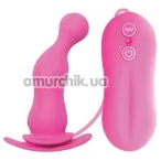 Анальная пробка с вибрацией Tinglers Vibrating Plug III, розовая - Фото №1