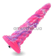 Фалоімітатор-насадка Hismith Awl Silicone Dildo, рожевий - Фото №1