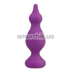 Анальная пробка Adrien Lastic Amuse Black M, фиолетовая - Фото №1