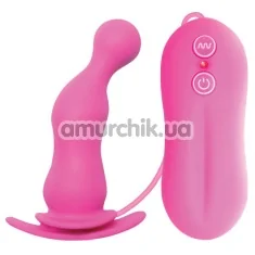 Анальна пробка з вібрацією Tinglers Vibrating Plug III, рожева - Фото №1