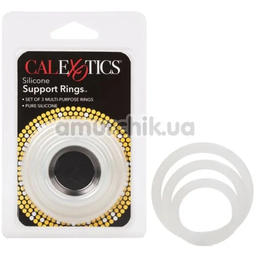 Набір ерекційних кілець Silicone Support Rings, прозорий
