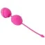 Вагинальные шарики Silicone Love Balls, розовые - Фото №2