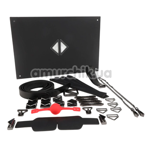 Бондажный набор Lockink Sevanda Bondage & Restraints Set, черный