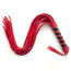 Флогер DS Fetish Mini Flogger, червоно-чорний