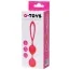 Вагинальные шарики A-Toys Pleasure Balls 764015-2, темно-розовые - Фото №4