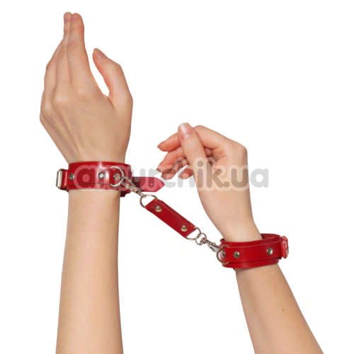 Фіксатори для рук Art of Sex Eva Leather, червоні