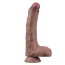 Фаллоимитатор Dual-Layered Silicone Nature Cock LV411045, коричневый - Фото №1