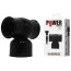 Насадка для вібромасажерів Power Head Male Masturbator Wand Massager Head, чорна - Фото №8