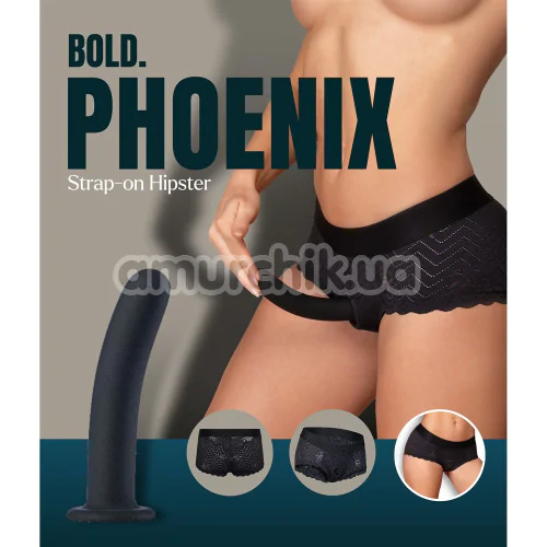 Страпон Bold Phoenix чорний