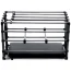 Клетка для наказаний Kennel Adjustable Cage With Padded Board, черная - Фото №4