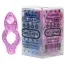 Эрекционное кольцо Silicone Love Rings, фиолетовое - Фото №3