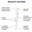 Универсальный вибромассажер Satisfyer Wand-er Woman, белый - Фото №8