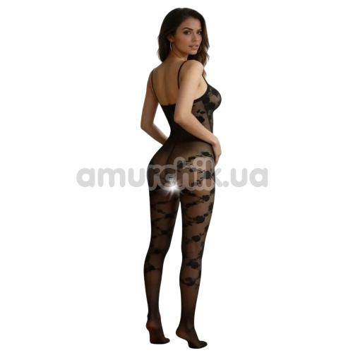 Комбінезон Star Night Rose Bodystocking, чорний