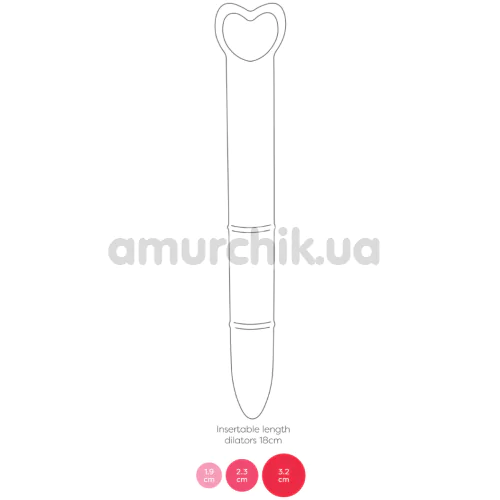 Вагинальные расширители Mae B Intimate Health Silicone Vaginal Dilators, розовые