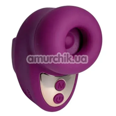 Вібратор на палець з пульсацією Passion Play Finger Tapping & Suction Vibe, фіолетовий - Фото №1