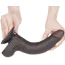 Фаллоимитатор Sliding-Skin Dual Layer Dong 8.5 с мошонкой, коричневый - Фото №11