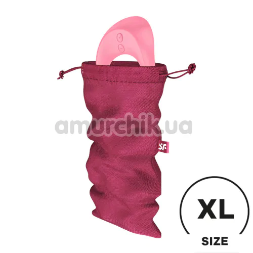 Чехол для хранения секс-игрушек Satisfyer Treasure Bag Size XL, розовый - Фото №1
