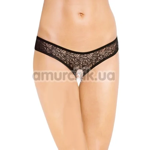Трусики G-String (модель 2446), черные - Фото №1