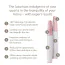 Ручка-масажер для обличчя Geske Rose Quartz Depuffing Pen 6 in 1, кремовий - Фото №4