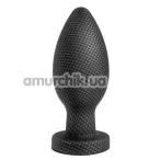 Анальная пробка Spark Silicone Plug Small, черная - Фото №1